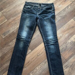 Dark Wash Skinny Jeans for Women